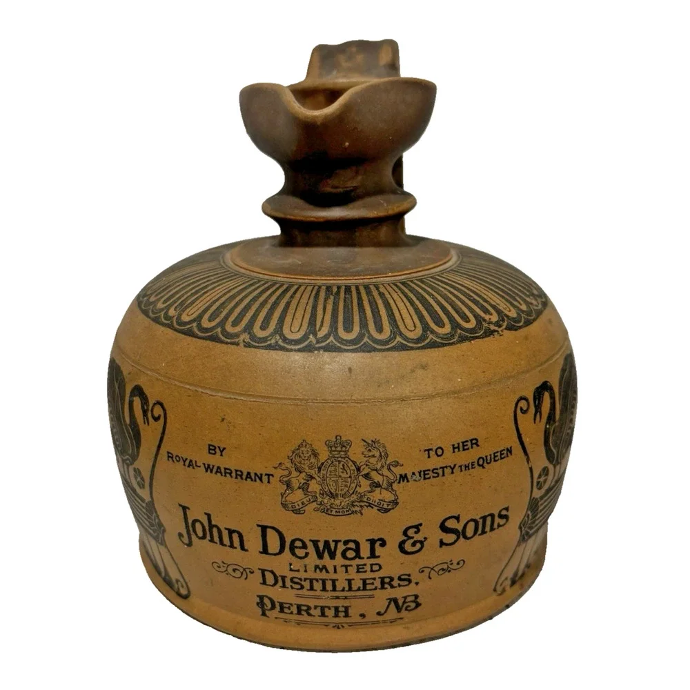 Vintage ROYAL DOULTON Silicon Ware Stoneware John Dewar & Son Whisky Jug ENGLAND